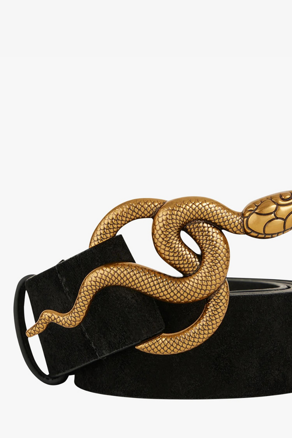 Ceinture 35mm Belt Suede Black