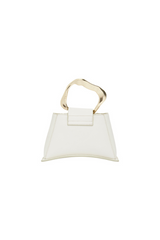 Thea Sculptural Handle Bag Ivory