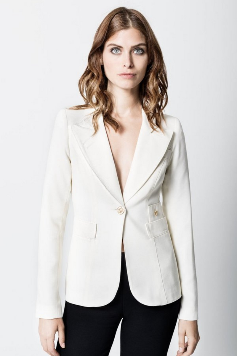 Classic Duchess Blazer Ivory