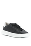 Temple Low Veau Noir Blanc