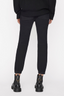 Banded Bottom Trapunto Pant Overdye Black
