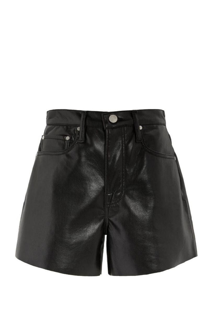Recycled Leather Le Super High Short Noir