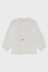 Euthenia  Blouse White