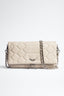 Rock XL Mat Cluch Bag White