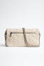Rock XL Mat Cluch Bag White