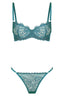 Maverick Underwire Lace Bra Emerald