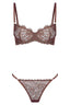 Maverick Underwire Lace Bra Espresso