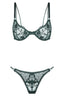 Nicolette Underwire Bra Emerald