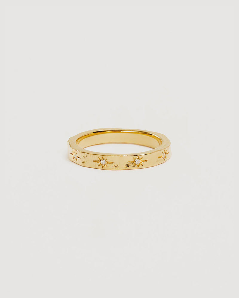 Stardust Ring 18k Gold Vermeil