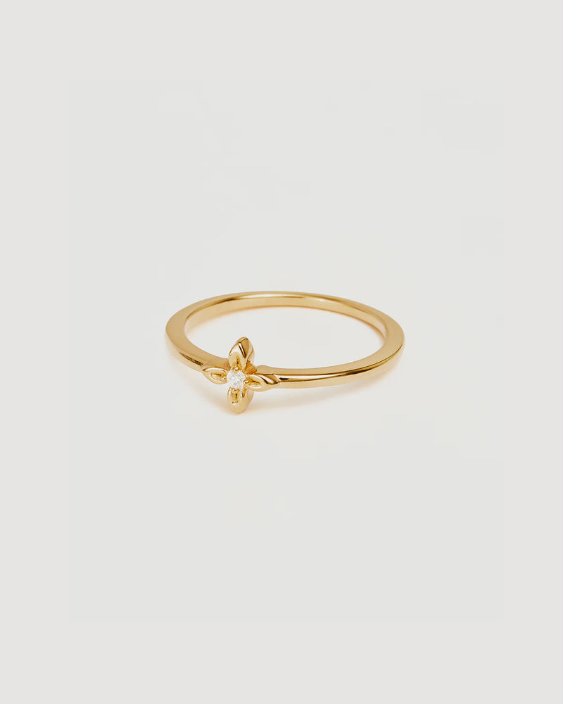 Live In Light Ring 18k Gold Vermeil