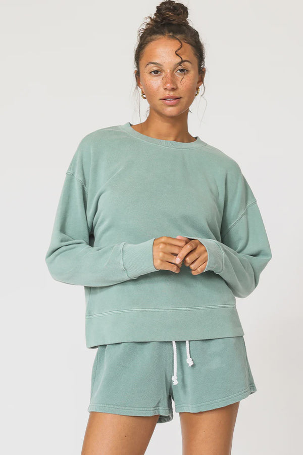 Tyler Pullover Sweatshirt Granite Green